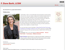 Tablet Screenshot of dianebarth.net